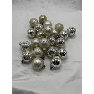 VTG lot of glass Christmas ornaments